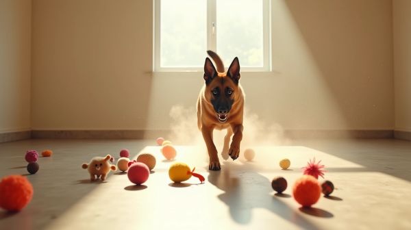 Comment divertir un malinois avec des jouets énergétiques surprenants
