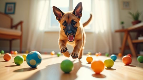 Comment divertir un malinois avec des jouets énergétiques surprenants
